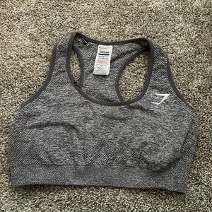 Gymshark size Large grey sports bra